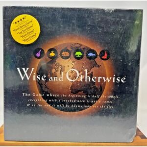 Wise And Otherwise Party Board Game 1997 Sealed USA Family Trivia Bluffing Game